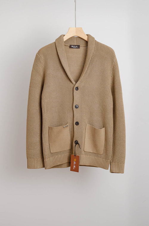 Loro Piana Comfortable and Versatile Luxury Cashmere Wool Blend Cardigan