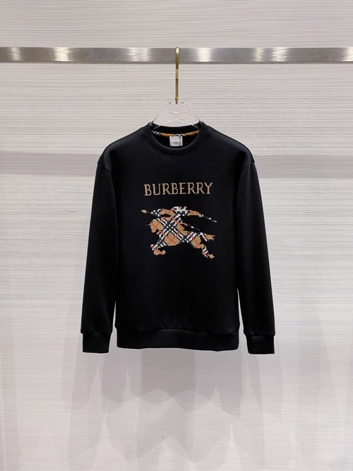 Burberry Long Sleeve Space Cotton Sweatshirt, Classic Logo