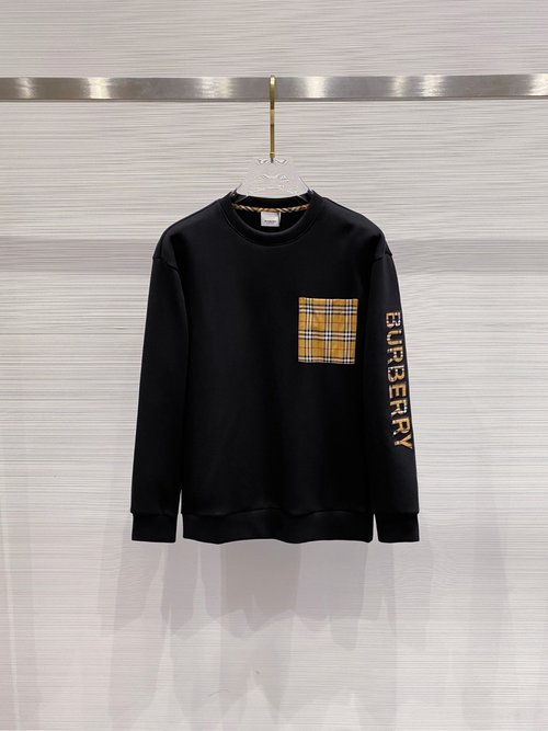 Burberry Space Cotton Sweatshirt with Classic Logo