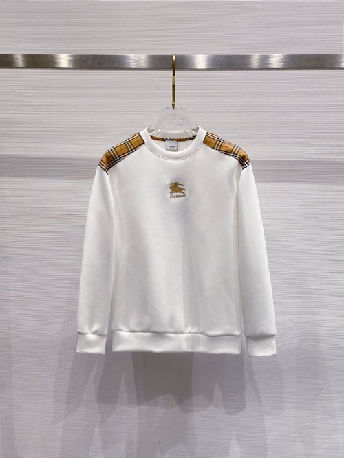 Burberry Space Cotton Sweatshirt with Classic Logo