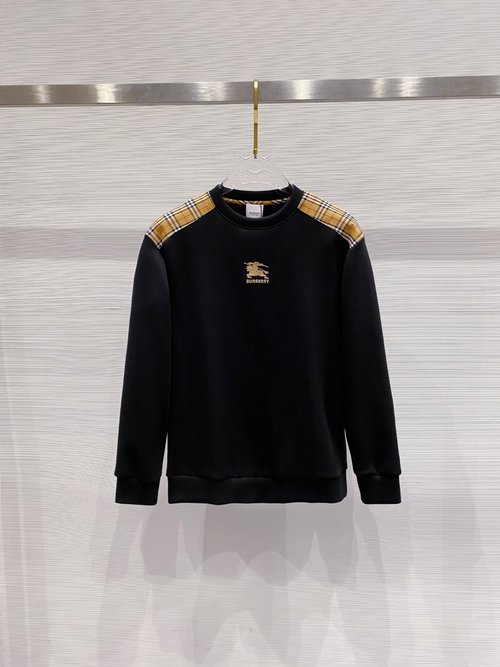 Burberry Space Cotton Sweatshirt with Classic Logo