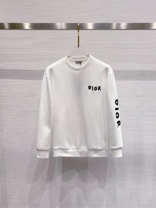 Dior Classic OS Style Space Cotton Pullover Hoodie