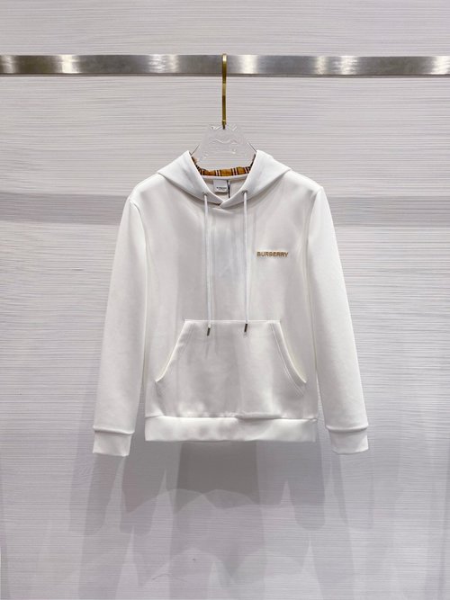 Burberry Soft & Breathable Hooded Space Cotton Sweatshirt