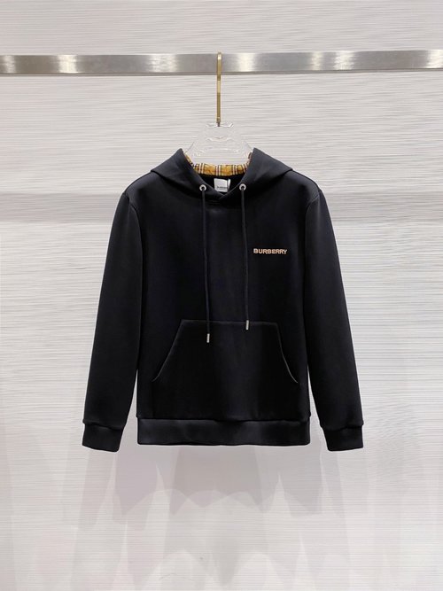 Burberry Soft & Breathable Hooded Space Cotton Sweatshirt