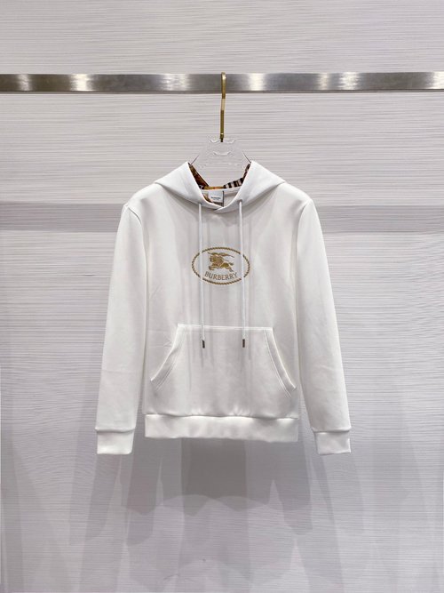 Burberry Soft & Breathable Hooded Space Cotton Sweatshirt