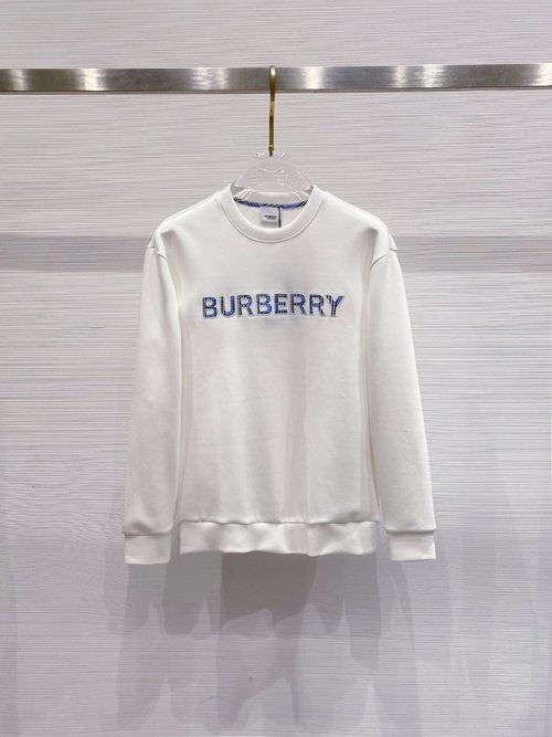Burberry Embroidered Space Cotton Pullover with Unique Style