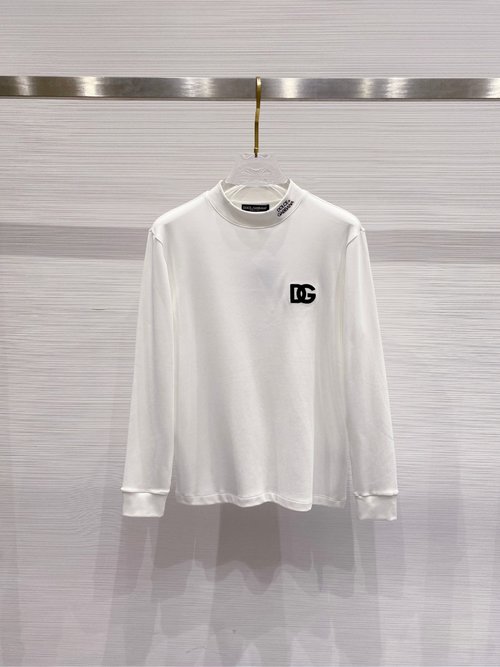 Dolce & Gabbana Fashionable Long-Sleeved T-Shirt for Comfort