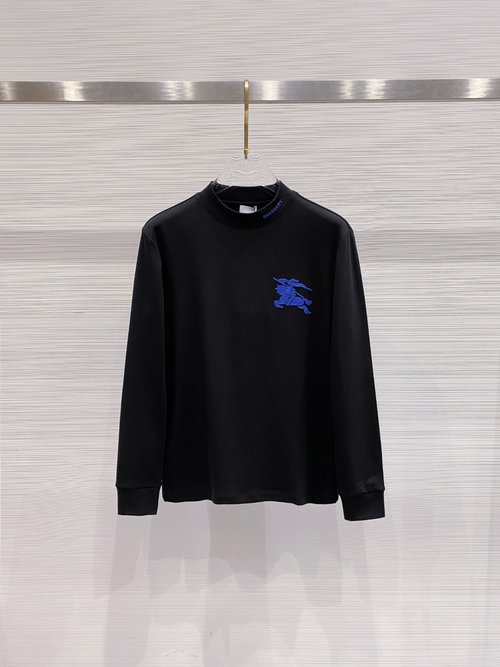 Burberry Fashionable Long-Sleeved T-Shirt with Logo