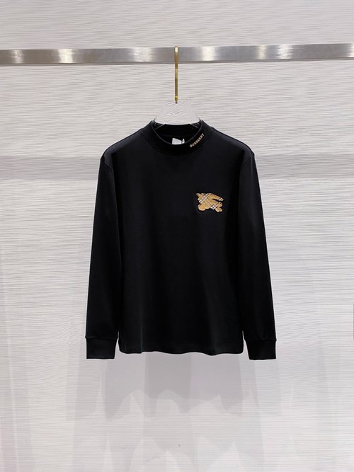 Burberry Fashionable Long - Sleeve T - Shirt for Versatile Wear