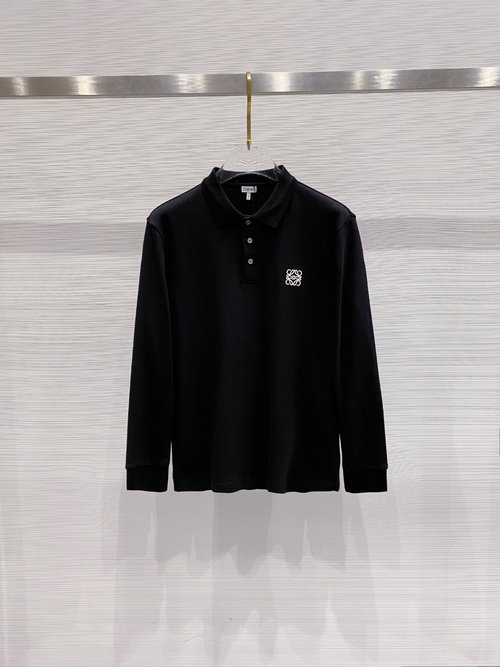 Loewe Luxurious Long-sleeved Polo with Elegant Design