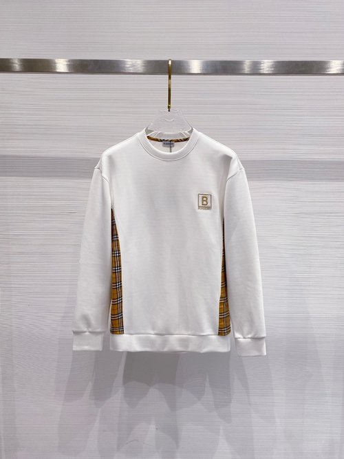 Burberry Long-Sleeve Space Cotton Logo-Printed Sweatshirt