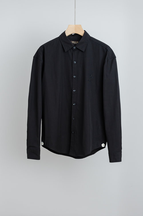 Loro Piana Elegant Oxford Long Sleeve Shirt for Any Occasion