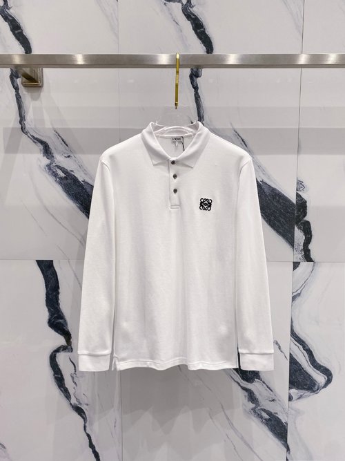 Loewe Luxurious Long-Sleeve Polo Shirt with Elegant Design