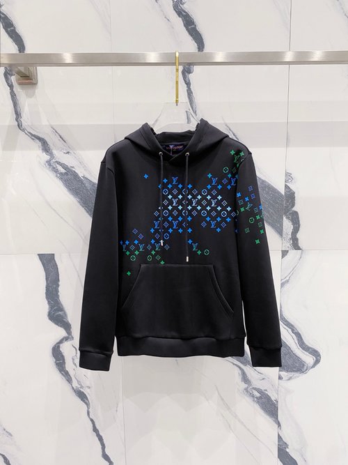 Louis Vuitton Fashionable Hooded Sweatshirt in Premium Cotton