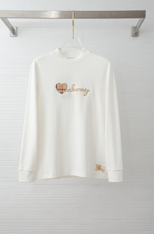 Burberry Versatile T-Shirt with Embroidered Detail