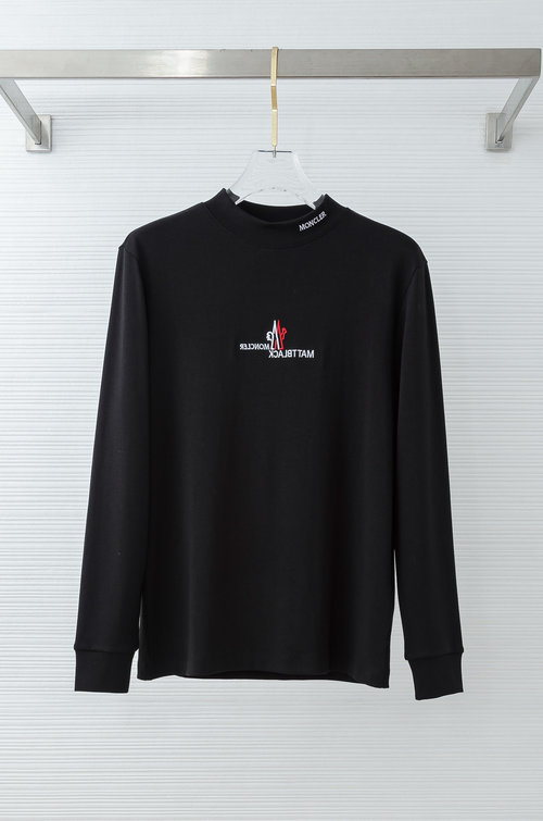 Moncler Versatile Long-Sleeve T-Shirt with Embroidery