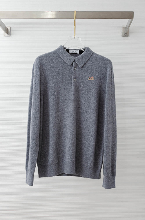 Hermes Classic Knit Soft Wool Sweater