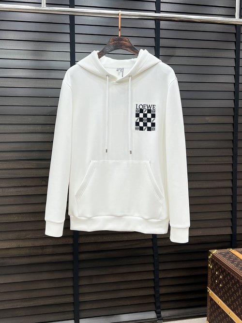 Loewe Unisex Air-Layered Hoodie with Printed Design