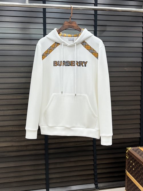 Burberry Air Layer Pullover Hoodie with Printed Motif