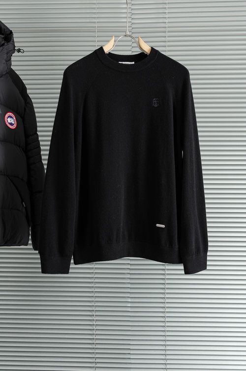 Brunello Cucinelli Classic Round-Neck 100% Wool Sweater