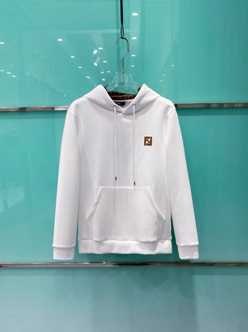 Fendi Fashionable Cotton Hoodie with Logo