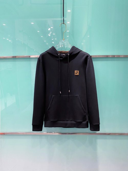 Fendi Fashionable Cotton Hoodie with Logo