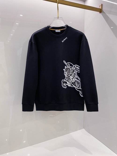 Burberry Stereo Printed Space Cotton Sweatshirt