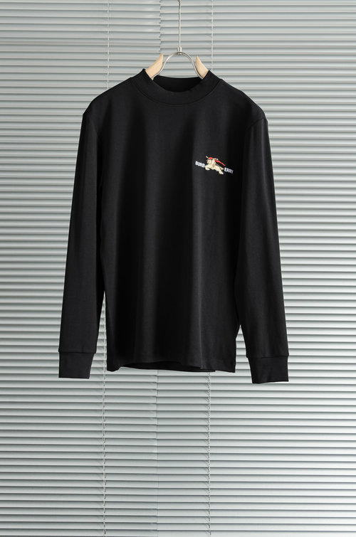 Burberry Stylish Long Sleeve T-Shirt with Embroidery