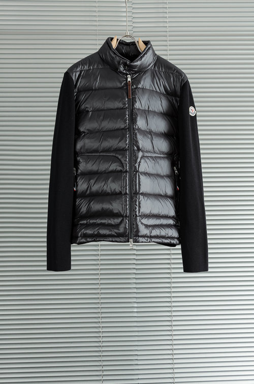 Moncler Luxury Knitted Down Jacket with Top-Quality Fill
