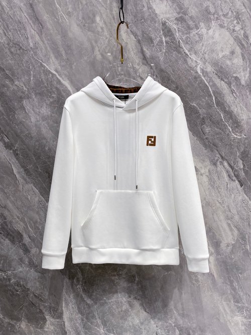 Fendi Fashionable Logo Hoodie, Soft & Breathable
