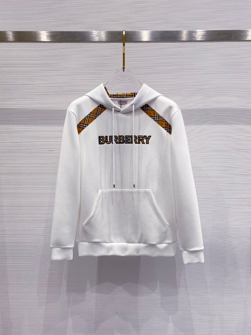 Burberry Chic Unisex Hooded Sweatshirt with Unique Logo Design