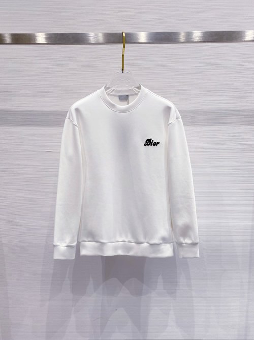 Dior Letter Logo Pullover Sweatshirt, Comfortable