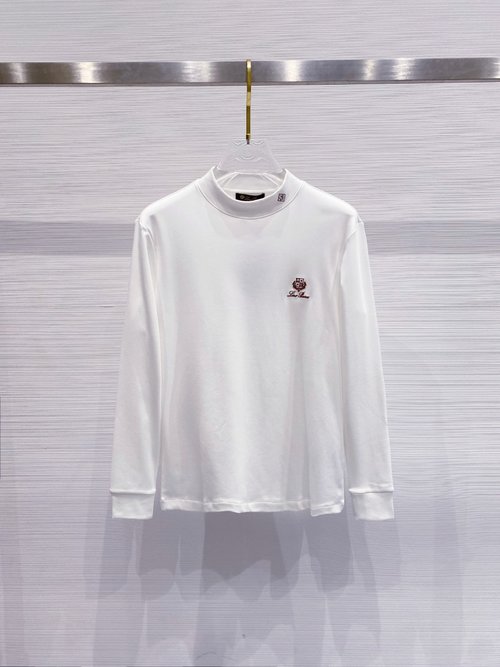 Loro Piana Fashionable Casual Long-sleeve T-shirt with High Comfort