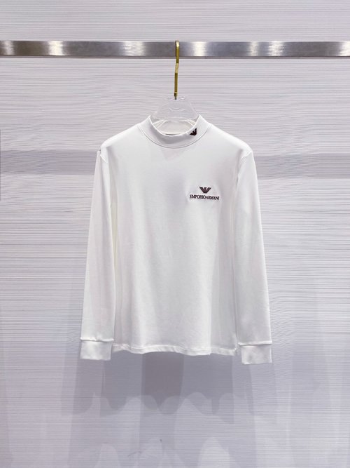 Armani Fashionable Casual Long-sleeve T-shirt with High Comfort