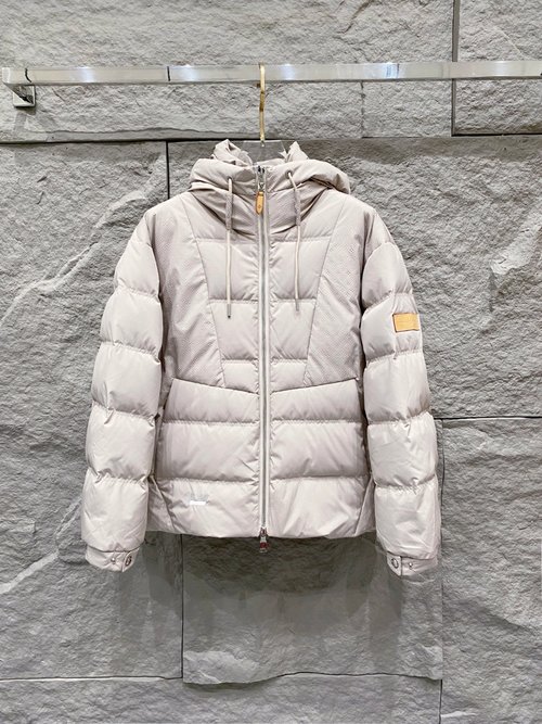 Louis Vuitton Embossed Logo Down Jacket with Imported Fabric