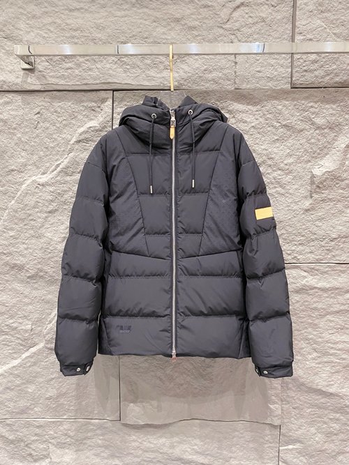 Louis Vuitton Embossed Logo Down Jacket with Imported Fabric