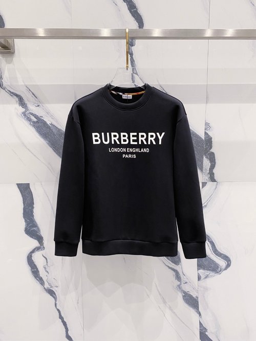 Burberry Unisex Pullover Sweatshirt with Pattern