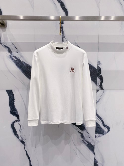 Loro Piana Fashionable Casual Long-Sleeve T-Shirt