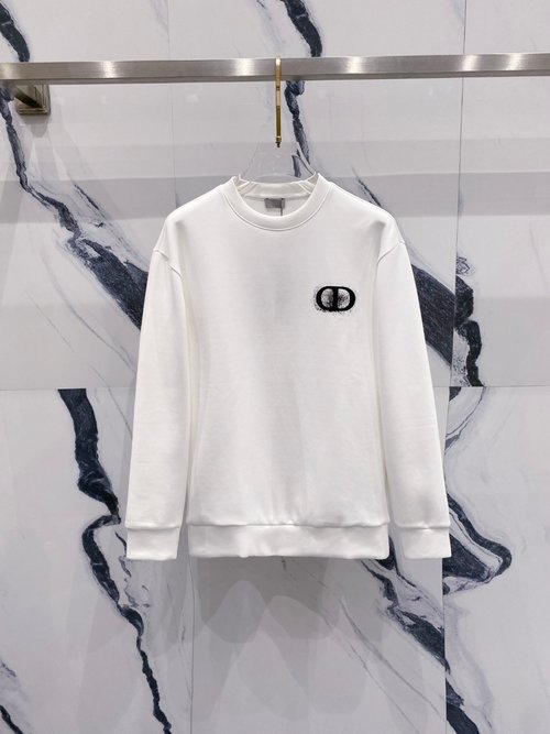Dior Space Cotton Pullover with Letter Logo