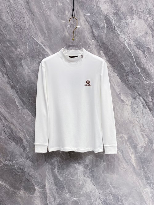 Loro Piana Fashionable Long - Sleeve T - Shirt for Casual Business