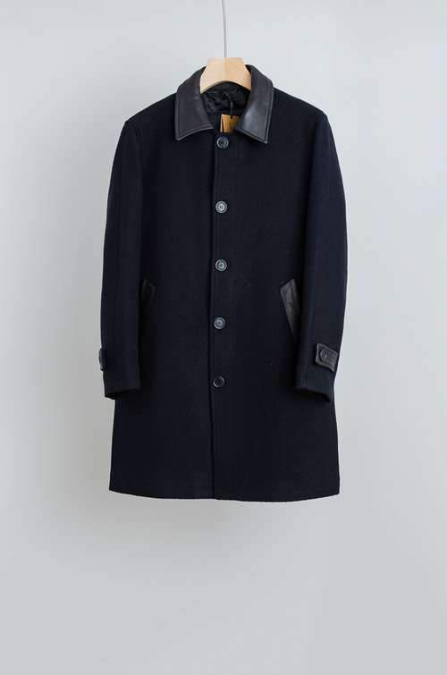 Burberry Black Wool Blend Coat, Soft, Warm and Stylish