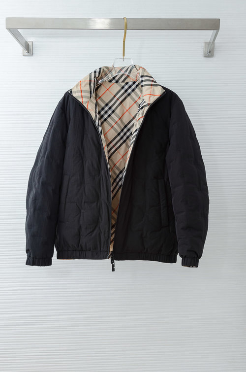 Burberry Double-sided Down Jacket with Horse Emblem