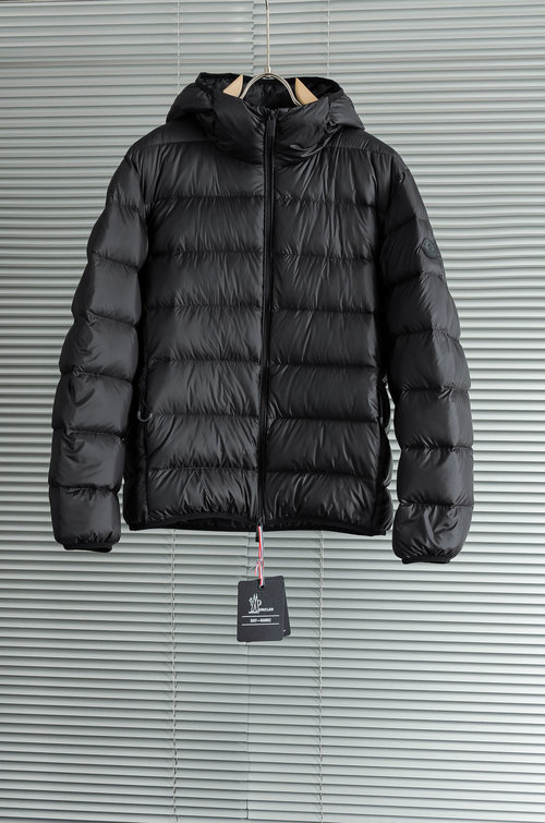 Moncler Stylish Hooded Down Jacket, Wind and Water Resistant