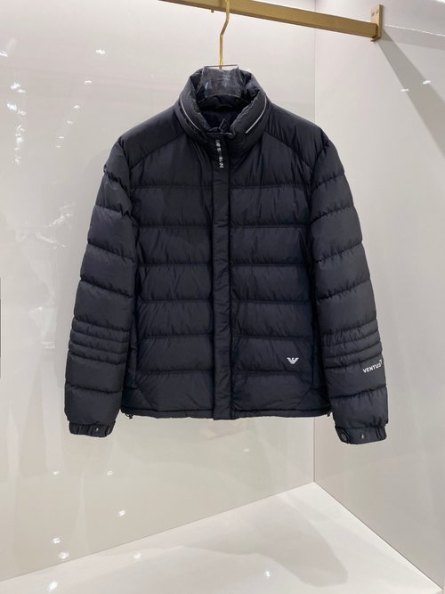 Armani Stand - Collar Down Jacket with High - quality Filling