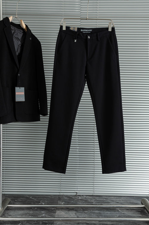 Burberry Minimalist Straight-Leg Casual Trousers