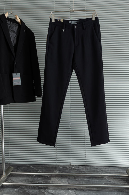 Burberry Classic Straight-leg Casual Trousers, Elegant and Comfortable