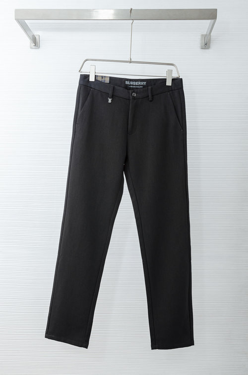 Burberry Minimalist Straight-Leg Casual Trousers