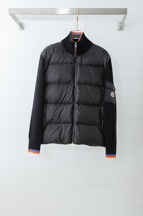 Moncler Stylish and Warm Stitched Down Jacket