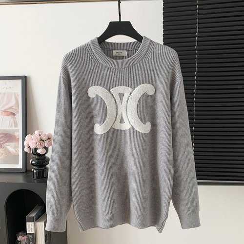 Celine Versatile Round-Neck Knit Sweater