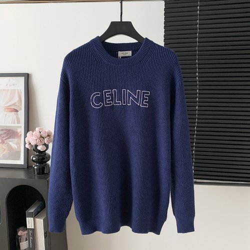 Celine Versatile Round-Neck Knit Sweater